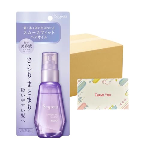 花王 セグレタ スムースフィット ヘアオイル 60ml 24個セット オイル +Kunutonnオリジナルロゴ入りeおまけ付