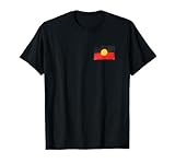 Flagge der Aborigines T-Shirt