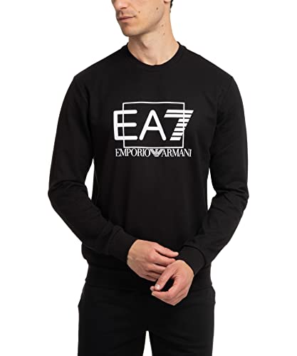 Emporio Armani EA7 Herren Sweatshirt Visibility Nero M