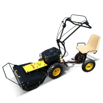 BAMATO Benzin Mulchmäher GM-875 mit fahrbarem Sitz und RATO...