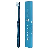 【公式】 "究極の洗練" 歯を作る会社が作った｜正しく磨ける歯ブラシ｜NOILA-S｜歯がツルツル｜超極細毛 × ロングネック×コンパクト 薄型 ヘッド｜歯周病 ・ 歯石 ・ 虫歯 ケア｜1本 個包装｜日本製