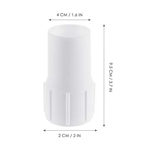 DOITOOL 2 PCS Piscina Skimmer Inlet Mangueira Manguito Branco Manguito Final Piscina Cabeça de Vácuo