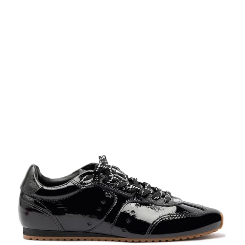 Stella Sneaker In Black Patent Leather
