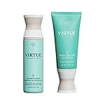 VIRTUE Recovery Shampoo & Conditioner Set | Full Size | Alpha Keratin Repairs Dry, Damaged Hair | Sulfate Free, Paraben…