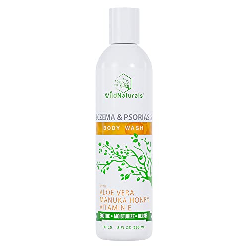 Moisturizing Eczema Body Wash - Gentle Psoriasis Body Wash for Itchy Skin Relief - Eczema Soap for Redness and Flareups - Psoriasis Soap Dry and Flaky Skin - Anti Itch Body Wash for Men and Women