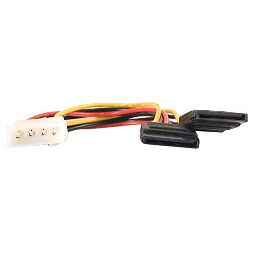 C2G 10155 Serial ATA (SATA) Dual Power Splitter Cable (6 Inch)