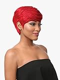 Sensationnel Empire bump weaving hairextension - trio 246 human hair short feather weave styling (1 JETBLACK)