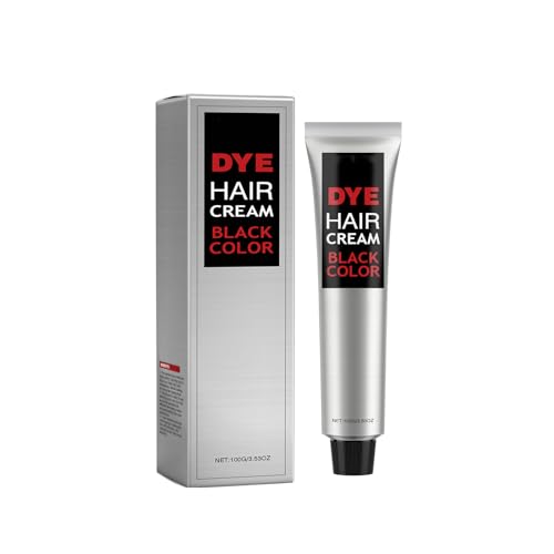 Tinte De Pelo - 6 Colores Disponibles, Tintes De Moda Unisex Permanentes De Bricolaje, Productos De Coloración De Cabello De 100ml Para Todos Los Tipos De Cabello (Black, 100g)