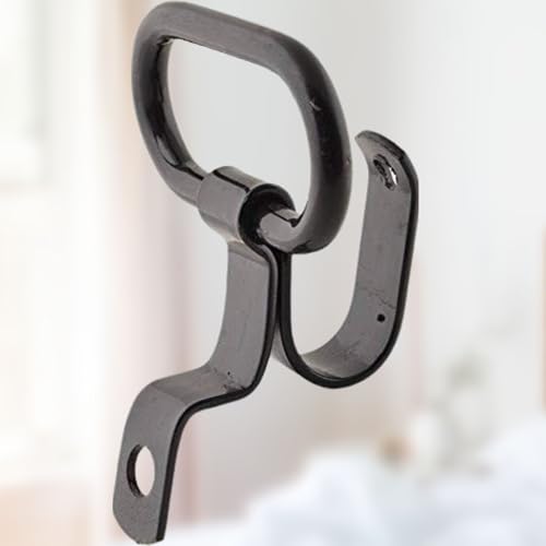 Image of PATHAK Pillion Holder Hook Compatible for Royal Enfield Classic 350, Bullet 350 Accessories All, Hunter, Meteor, Thunderbird - Heavy-Duty Universal Bike Accessories, Black