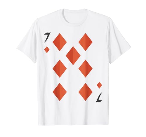 Seven Of Diamonds Deck Of Cards Costume d'Halloween T-Shirt