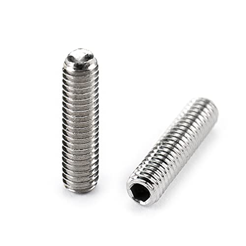 Musiclily Pro Metric M3X12mm Stainless Steel Saddle Height Screws for Import Strat Tele Style Electric Guitar Bridge,Original Color (Set of 12) - Image 4