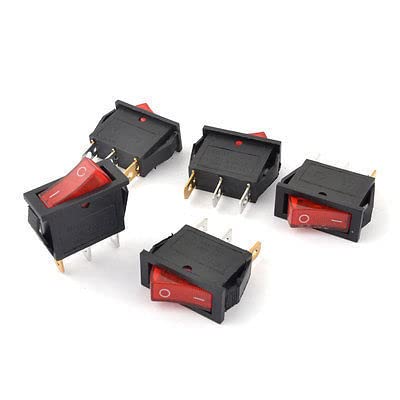 Commutateur de bateau SPST 15A haute capacité avec lampe rouge