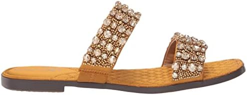 Sam Edelman Women's Ezel Flat Sandal, Golden Yellow, 5 | Image 5