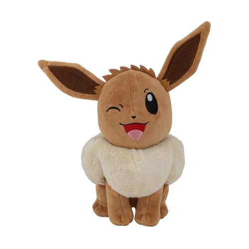 Bandai Pokémon Peluche Evoli Eevee Peluche 20 cm Toute Douce Idée Cadeau Peluche Pokemon Enfants et Adultes Jouet Enfant et + Peluche Pokémon Évoli Licence Officielle JW3079 - vue 2