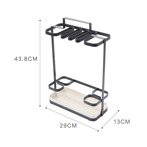 Porte-parapluie multifonctionnel à structure stable pour entrée propre