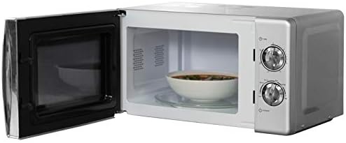 Russell Hobbs RHMM701S 17 Litre 700 W Silver Solo Manual Microwave & 26053 Cordless Electric Kettle - Contemporary Honeycomb Design with Fast Boil and Boil Dry Protection, 1.7 Litre, 3000 W, Grey