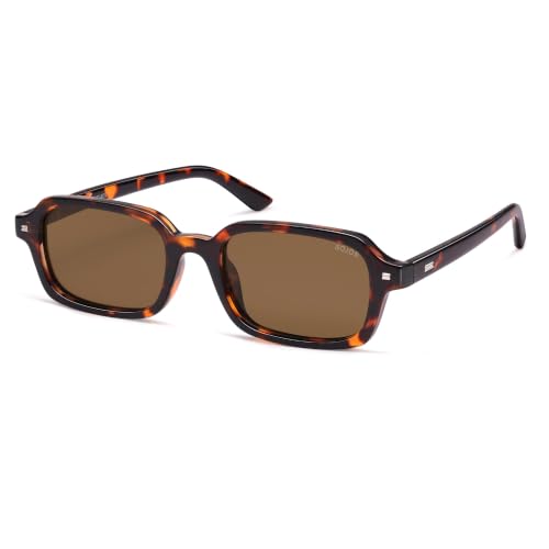 Image of SOJOS Trendy Rectangle Polarized Sunglasses Womens Mens SJ2610