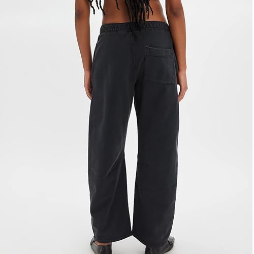 Barrel Sweatpants Women Baggy Wide Leg Track Pants Casual Cotton Palazzo Trousers with Pockets2