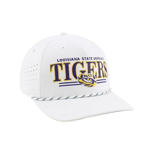 LSU Tigers NCAA Officially Licensed Rope Hat Snapback Performance Regalia White by ZHATS - Used condition - Image 2
