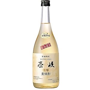 麦焼酎 壱岐スーパーゴールド 22度 720ml 長崎県 玄海酒造 むぎ焼酎 ホワイトオーク樽貯蔵 琥珀焼酎" 