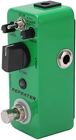 Delay Effect Pedal,3Modes Guitar Effects Pedal Digital Effect Pedal Repeater Delay Stompbox for Musical Instrument for Electric Guitar & Bass Delay Time, Effects
