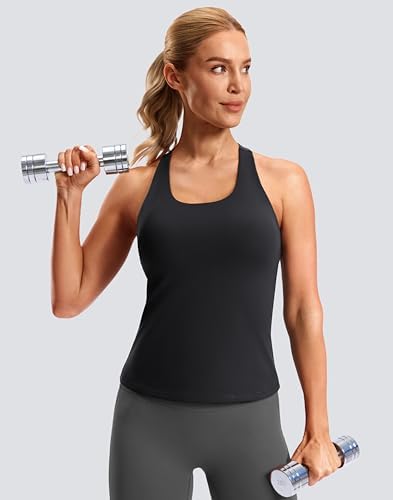 Soothfeel Women's Workout Tank Tops with Built-in Bra Athletic Yoga Shirts view 3