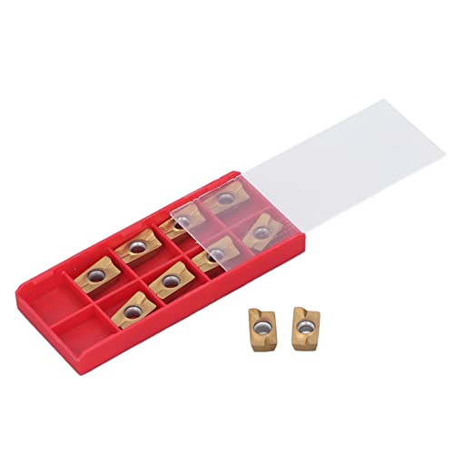 Baxnore Professioneller Wendeschneidplatten-Schaftfräserhalter NT30 FMB22 mit Hochgeschwindigkeits-Fräser 50 22 4T und 10 APMT1604 Wendeschneidplatten für CNC-Bearbeitung und Metal