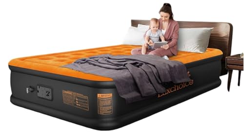 Luxchoice Luftbett Luftmatratze Selbstaufblasend 2 Personen mit Integrierter Elektrischer Pumpe...