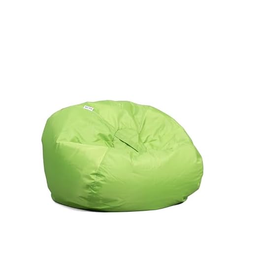 Big Joe Classic 98 Bean Bag Chair, 33"L x 33"W x 20"H, Spicy Lime
