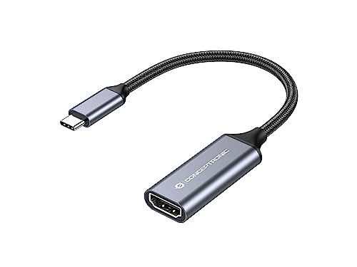 Adaptador USB-C a HDMI 4K60Hz de aluminio Conceptronic ABBY09G gris 2