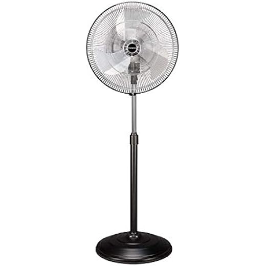 Crompton Storm 450 mm High Speed Pedestal Fan 1400RPM Black