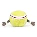 Jellycat Amuseables Tennis Ball Stuffed Toy, 3.5 inches - Tennis Ball Plush for Sports Fans