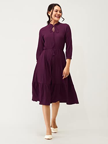 Image of AASK Women Fit and Flare Dress