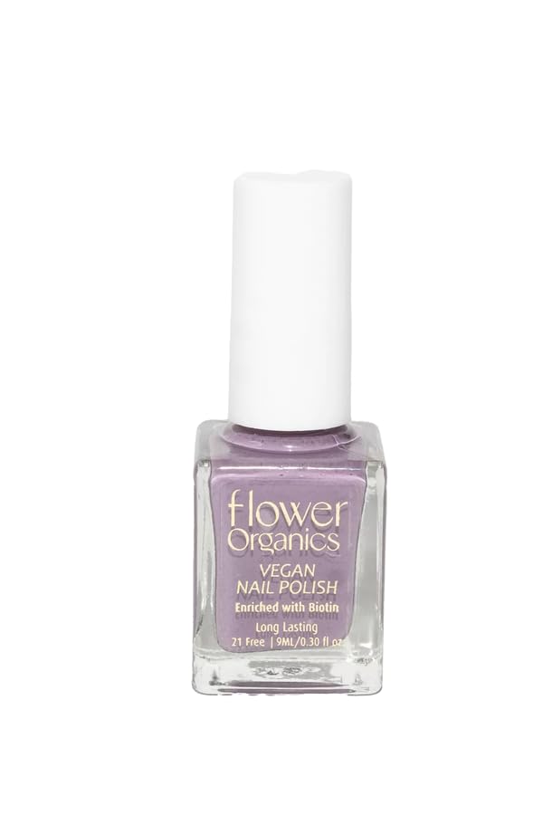 Flower Organics Vegan Nail Polish – Rosewood | Elegant Deep Pink Shade | Biotin-Enriched & Long-Lasting | 9ml-image-30