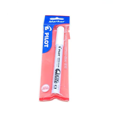 Pilot Super Colour - Marcador de punta fina, color blanco