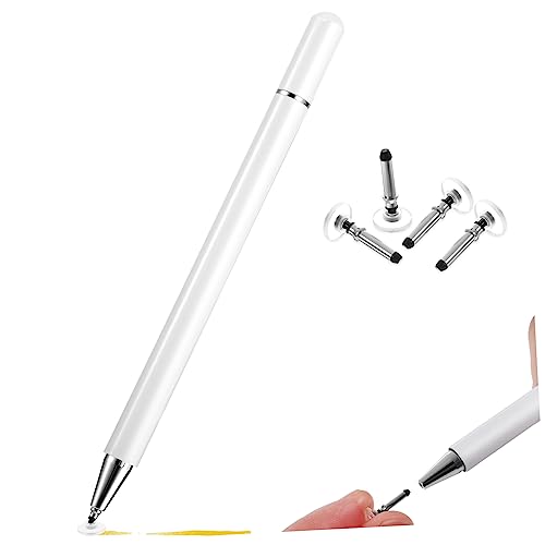 CRAFTHROU ápiz Stylus De Alta Precisión para Tabletas y óviles con 4 Puntas De Reemplazo Bolígrafo Táctil para Pantallas Sensibles Al Tacto