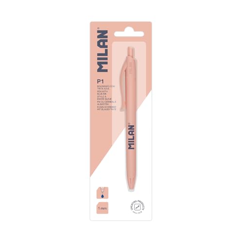 MILAN® Blíster bolígrafo P1 tinta azul, 430 since 1918, rosa