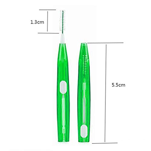 Escova interdental Exceart Push Pull escovas dentárias finas escovas de dentes escova de dentes esco
