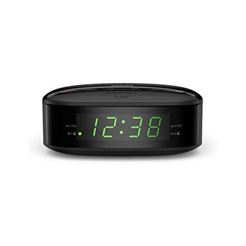 Radiodespertador Philips R3205/12 FM Radio con Alarma Dual y Temporizador Cover
