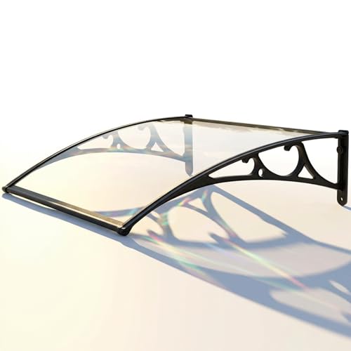 Auvent de porte en polycarbonate extérieur avec abri de porche - 2