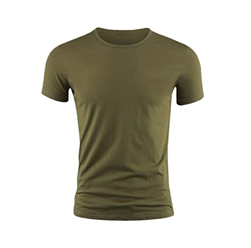 T-shirt col en V homme noir grande taille 3XL basique et classique