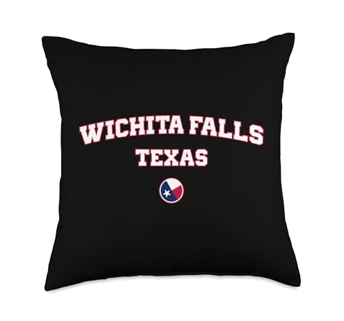 Wichita Falls TX Throw Pillow