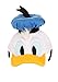 elope Disney Donald Duck Plush Costume Headband for Adults and Kids - Multicolor