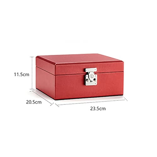 Joyero organizador portátil de viaje para anillos y collares con vitrina de almacenamiento 4