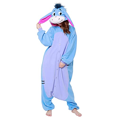 Sazac Eeyore Kigurumi - Onesie Jumpsuit Halloween Costume (Adults) #TOP1
