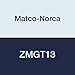 Matco-Norca ZMGT13 Galvanized Malleable Iron Tee, 6", Silver