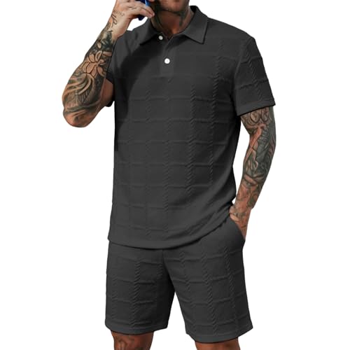 Ensemble de sport homme léger résolvant l'inconfort de la chaleur avec short baggy