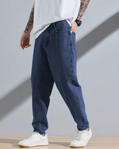 Image of Vogaan Men's Denim Jeans || Tapered Fit Denim Jeans for Men