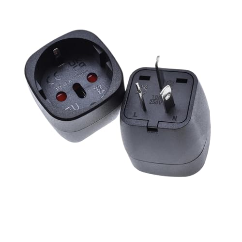 Adaptateur de puissance 3 broches 10A US-16 black évite les pannes de prise américaine