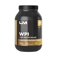 UM Sports Whey Protein Isolate WPI, 100% Whey Isolate Lean Protein Powder for Men and Women, Unflavoured 1kg (2.2 lbs), 28 Serve